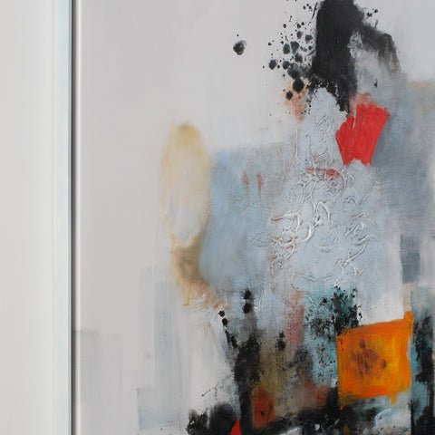 Le Coeur Brisé, 2021 – Oil on canvas - 94,0 cm x 94,5 cm – Elena Sagresti