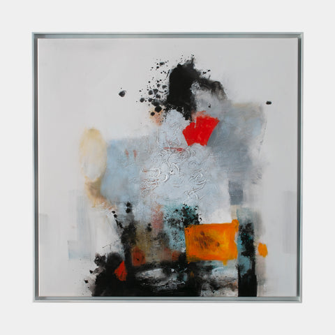 Le Coeur Brisé, 2021 – Oil on canvas - 94,0 cm x 94,5 cm – Elena Sagresti