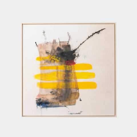 La Rose, 2021 – Oil on canvas - 90,4 x 90,4cm – Elena Sagresti