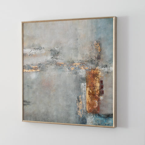 Le Paysage, 2021 – Oil on canvas - 91,8 cm x 90cm – Elena Sagresti
