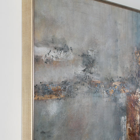 Le Paysage, 2021 – Oil on canvas - 91,8 cm x 90cm – Elena Sagresti