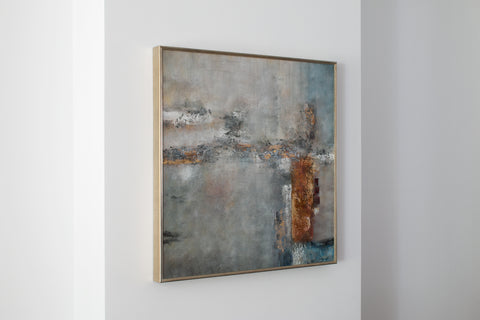Le Paysage, 2021 – Oil on canvas - 91,8 cm x 90cm – Elena Sagresti