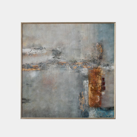 Le Paysage, 2021 – Oil on canvas - 91,8 cm x 90cm – Elena Sagresti