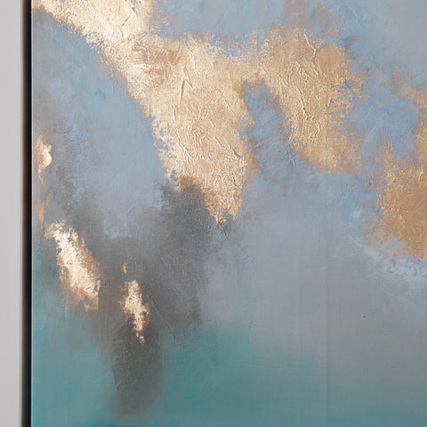 La Mer, 2021 – Oil on canvas - 94 x 94,5cm – Elena Sagresti